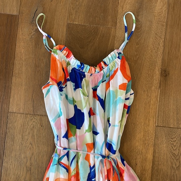 Nicole Miller Floral Maxi Dress - Small - Picture 2 of 7